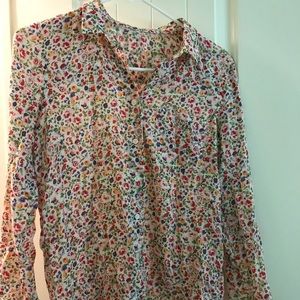Madewell Floral Shirt, S